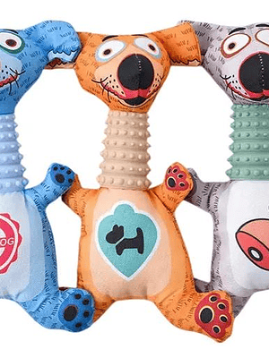 Juguete Perro colores Tela Oxford