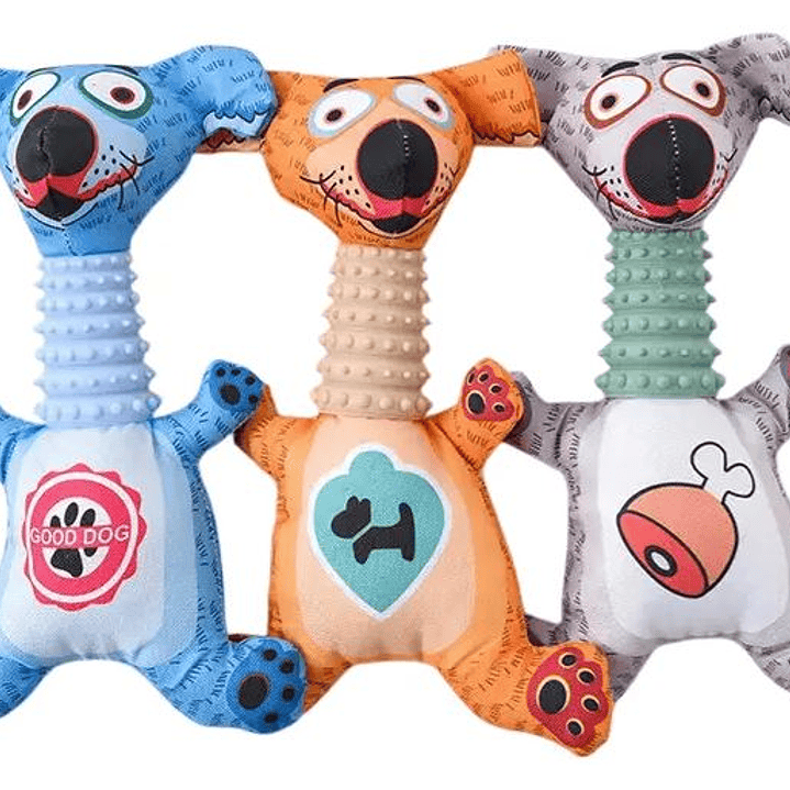Juguete Perro colores Tela Oxford 1
