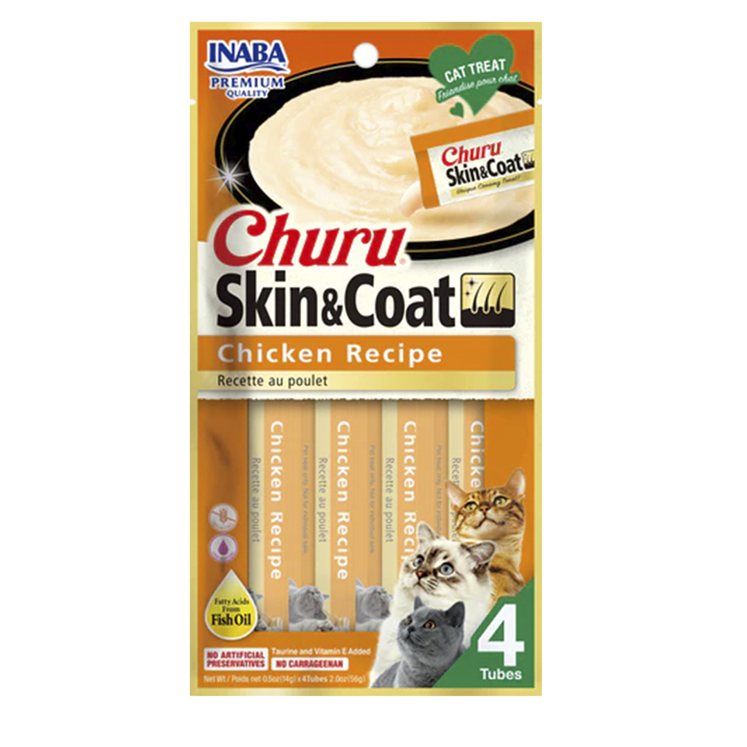 Churu Skin Coat Chicken Recipe 4x14g 1