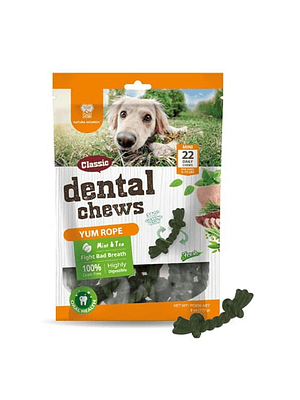 Dental Chews Yum Rope Mint & Tea 170g