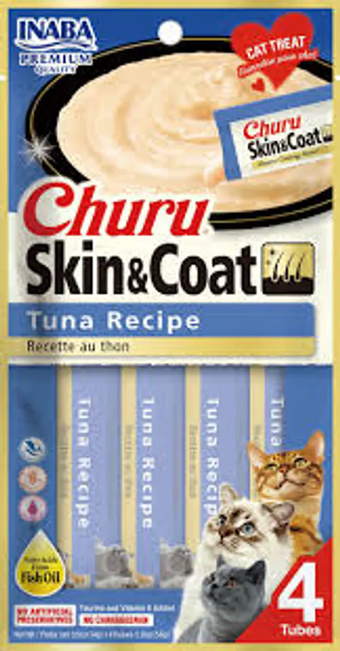 Churu Skin Coat Tuna Recipe 4x14g