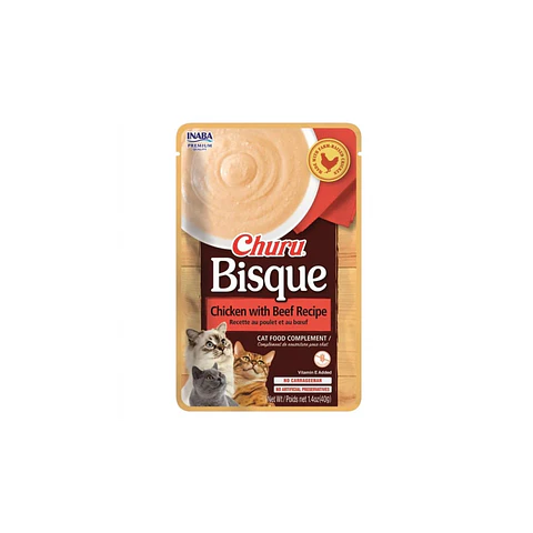 Churu Bisque Beef Chicken Recipe 40g