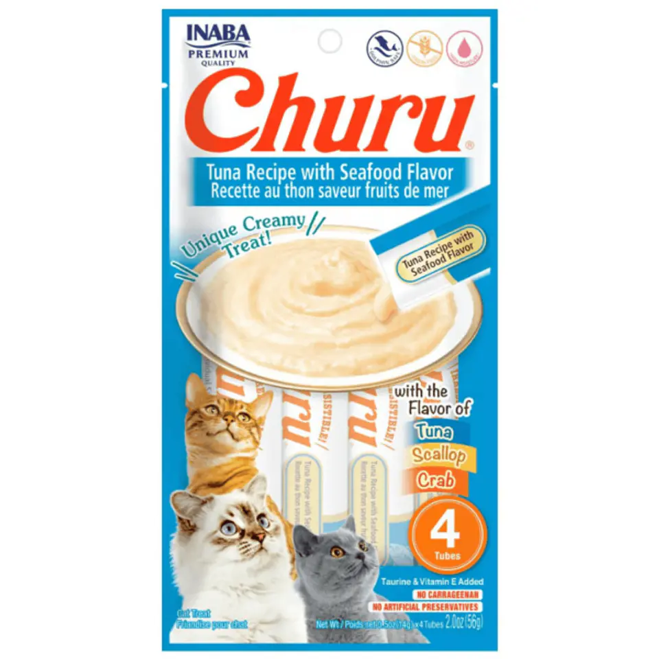 Churu Tuna Recipe Sea food flavor 4x14g 1