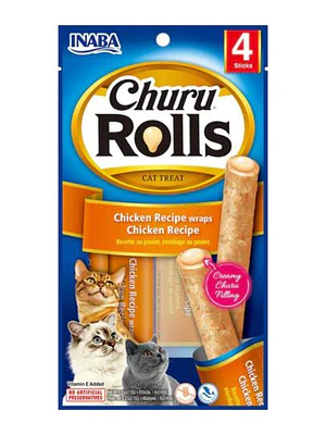 Churu rolls Cat Chicken recipe wraps 4x10g