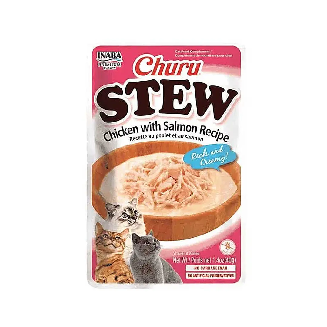 Churu Stew Chicken Salmon Recipe 40g 1
