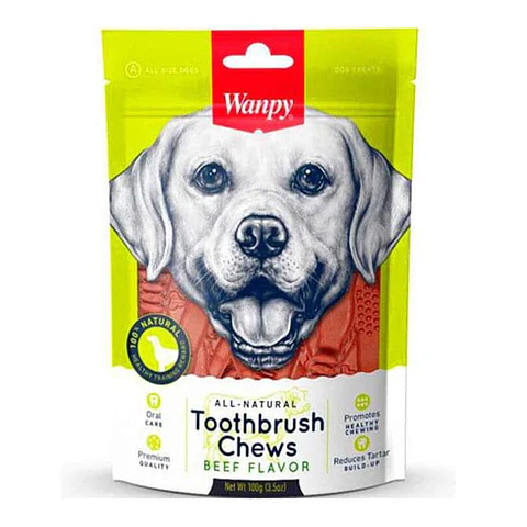 Wanpy Toothbrush Chews Beef Flavor 100g
