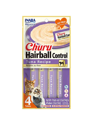 Churu Hairball control Tuna Recipe 4x14g