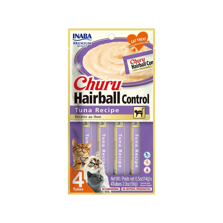 Churu Hairball control Tuna Recipe 4x14g 1