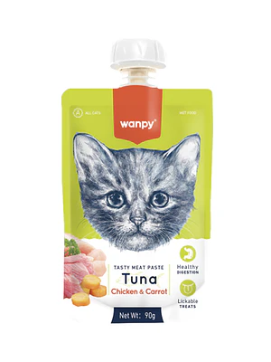 Wanpy Teasty Paste Tuna Chicken 90g