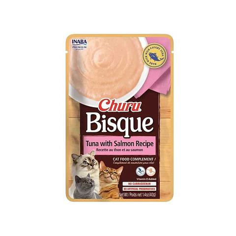 Churu Bisque Tuna Salmon Recipe 40g
