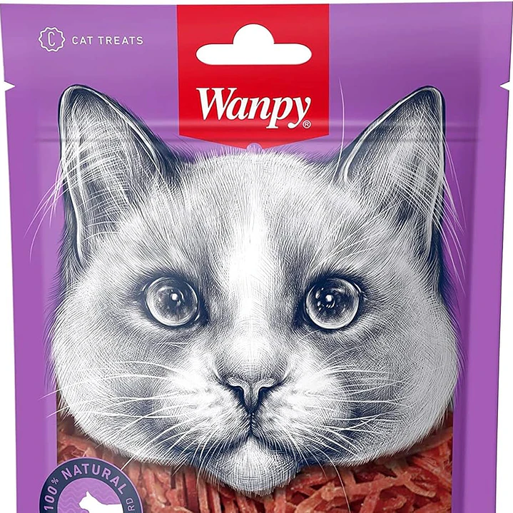 Wanpy Soft oven roasted Duck Jerky Strips 80 g 1