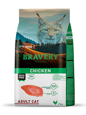 Bravery Chicken Gato Adulto 2kg