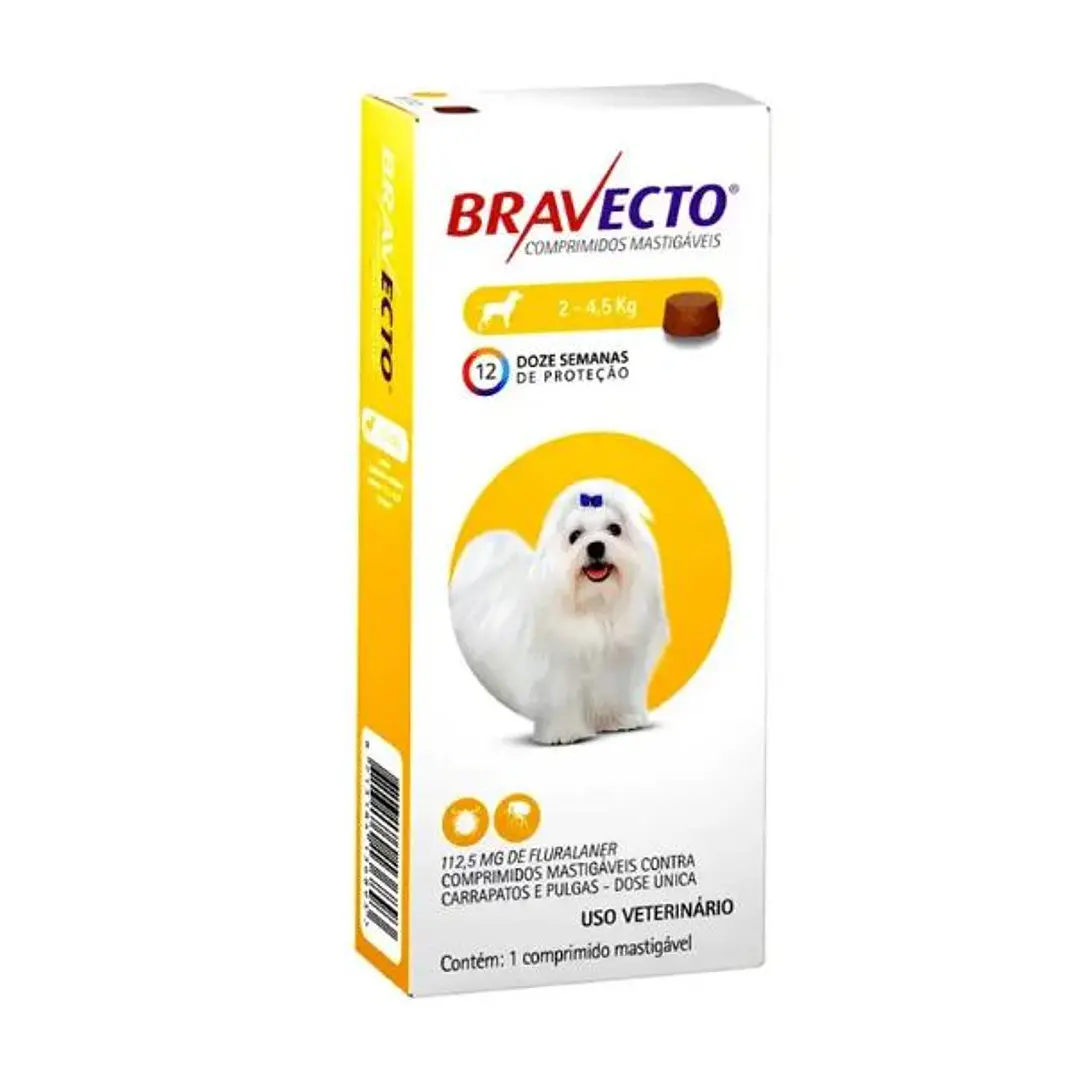 Bravecto 12 semanas 2-4,5kg 1