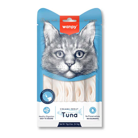 Wanpy creamy treat tuna 70g
