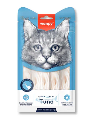 Wanpy creamy treat tuna 70g