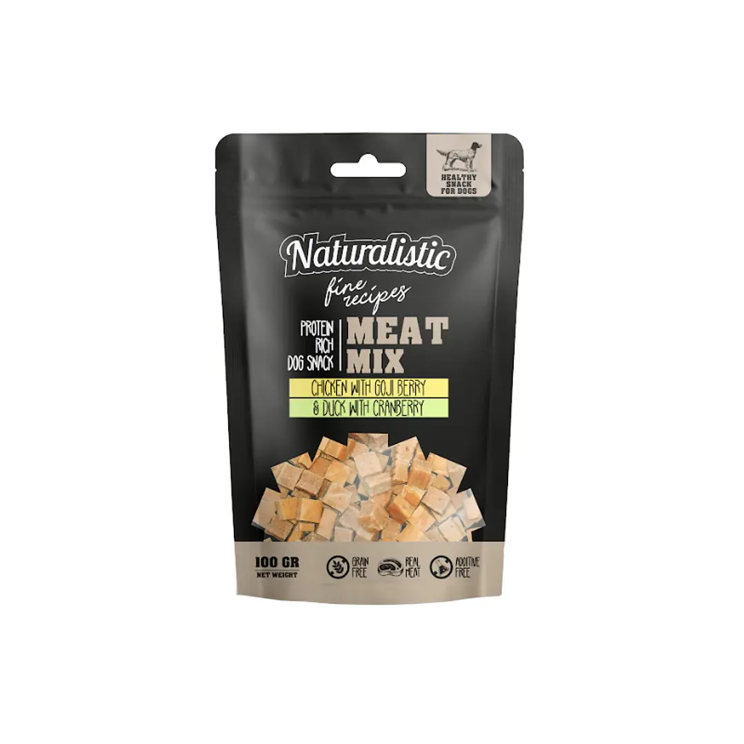 Naturalistic Fine Recipe Meat Mix 100g 1