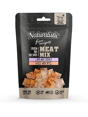 Naturalistic Fine Recipes Meat Mix Lamb Spinach & Beef Apple