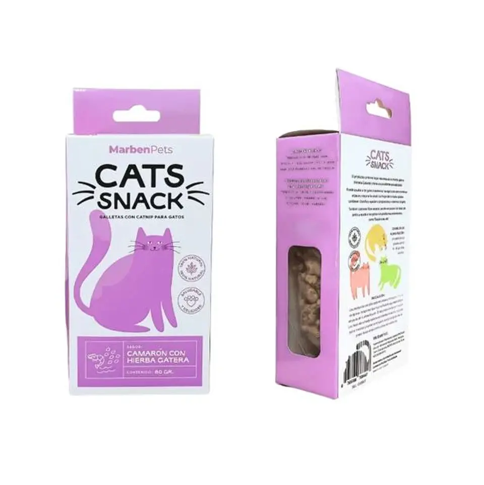 Cats Snack Camarón con Hierba Gatera 1