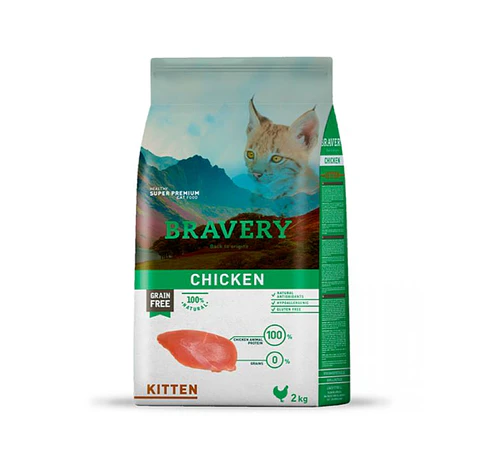 Bravery 2kg Chicken Kitten
