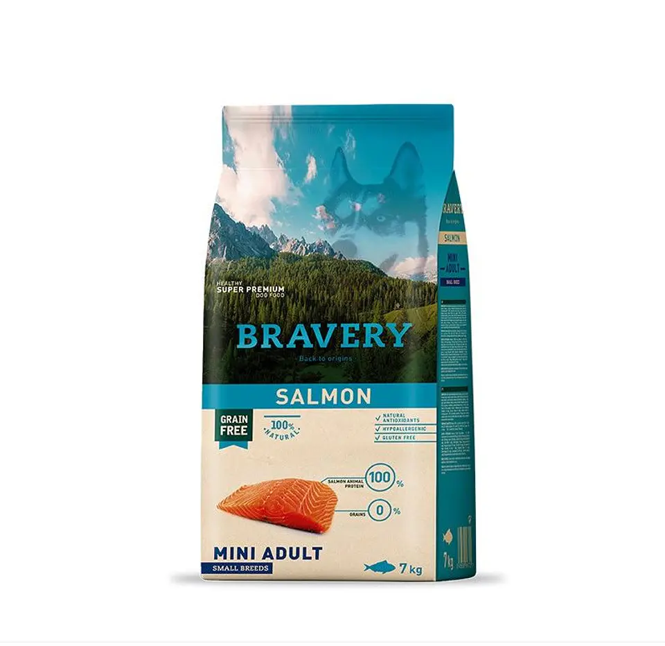 Bravery Salmon Mini Adult 7kg 1