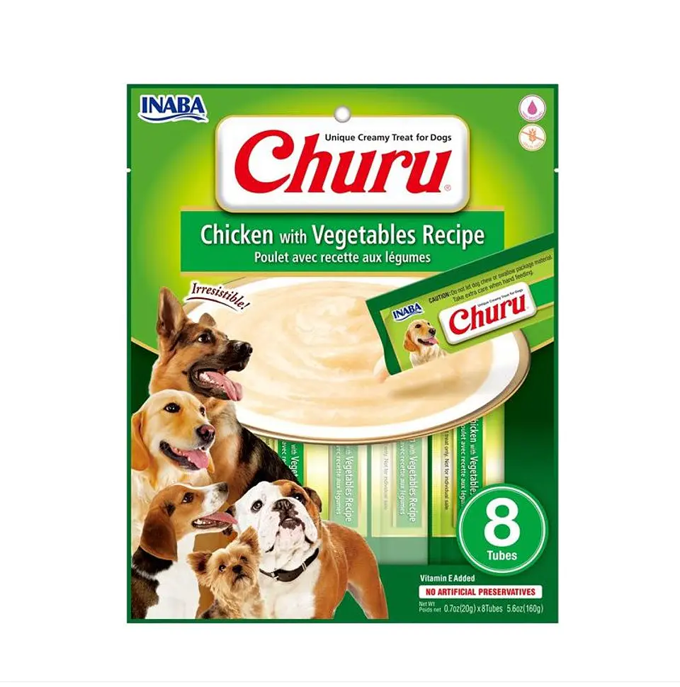 Churu Chicken with Vegetales 8und Perro 1