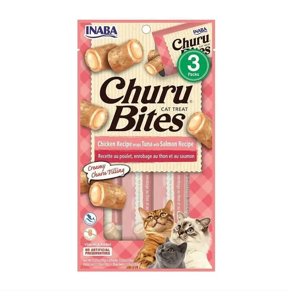 Churu Bites Pollo Wraps Atub con Salmon 1