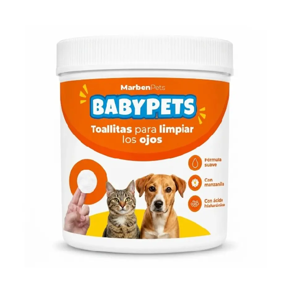 Toallitas para los ojos 100un. Baby Pets  1