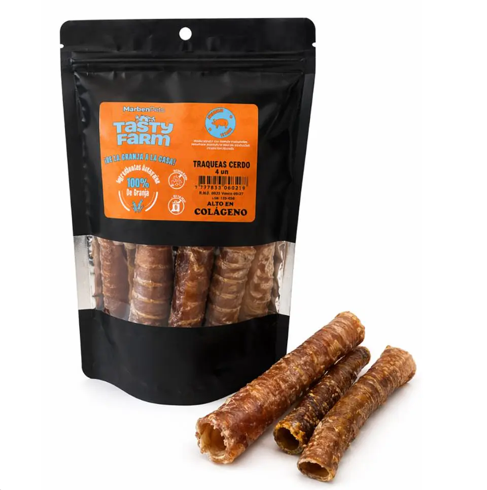 Traqueas de Cerdo Tasty Farm 4und 1