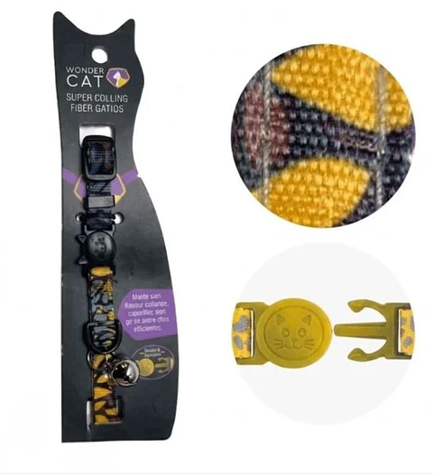 WonderCat Collar Seguro Antiahorque Hojas 