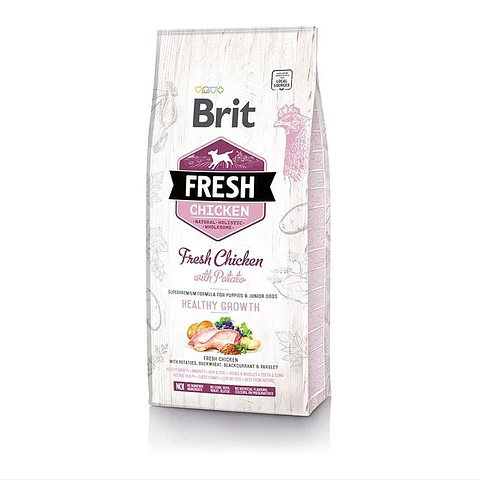 Brit Fresh Chicken with Potato Puppy Healthy Growth 2,5 kg