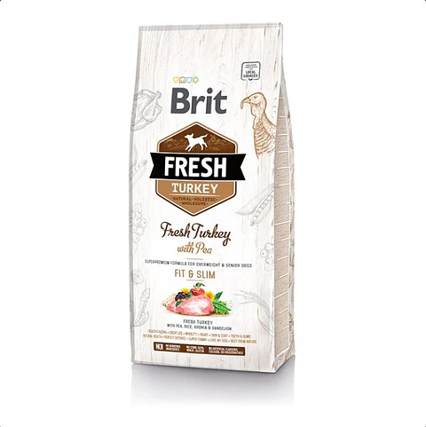 BRIT Pavo Fresco con Guisantes Light Fit 2.5 KG 