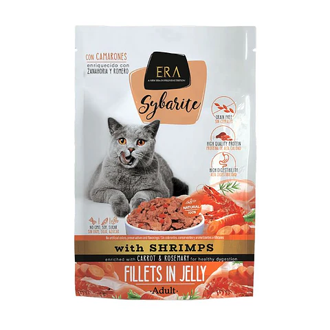 ERA Snack Fillets in Jelly Camaron con Zanahoria 85g