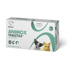 Caja con 30 Tabletas Animox 150 mg