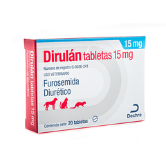 Dirulan 15 mg con 20 Tabletas