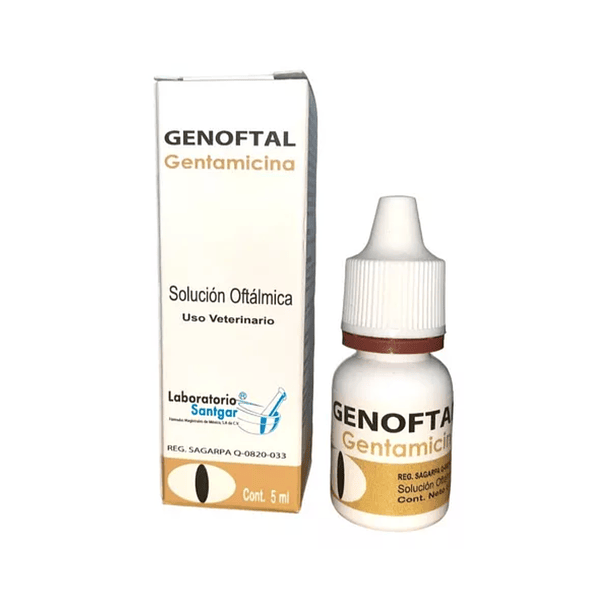 Genoftal Solución Oftálmica 5 ml.