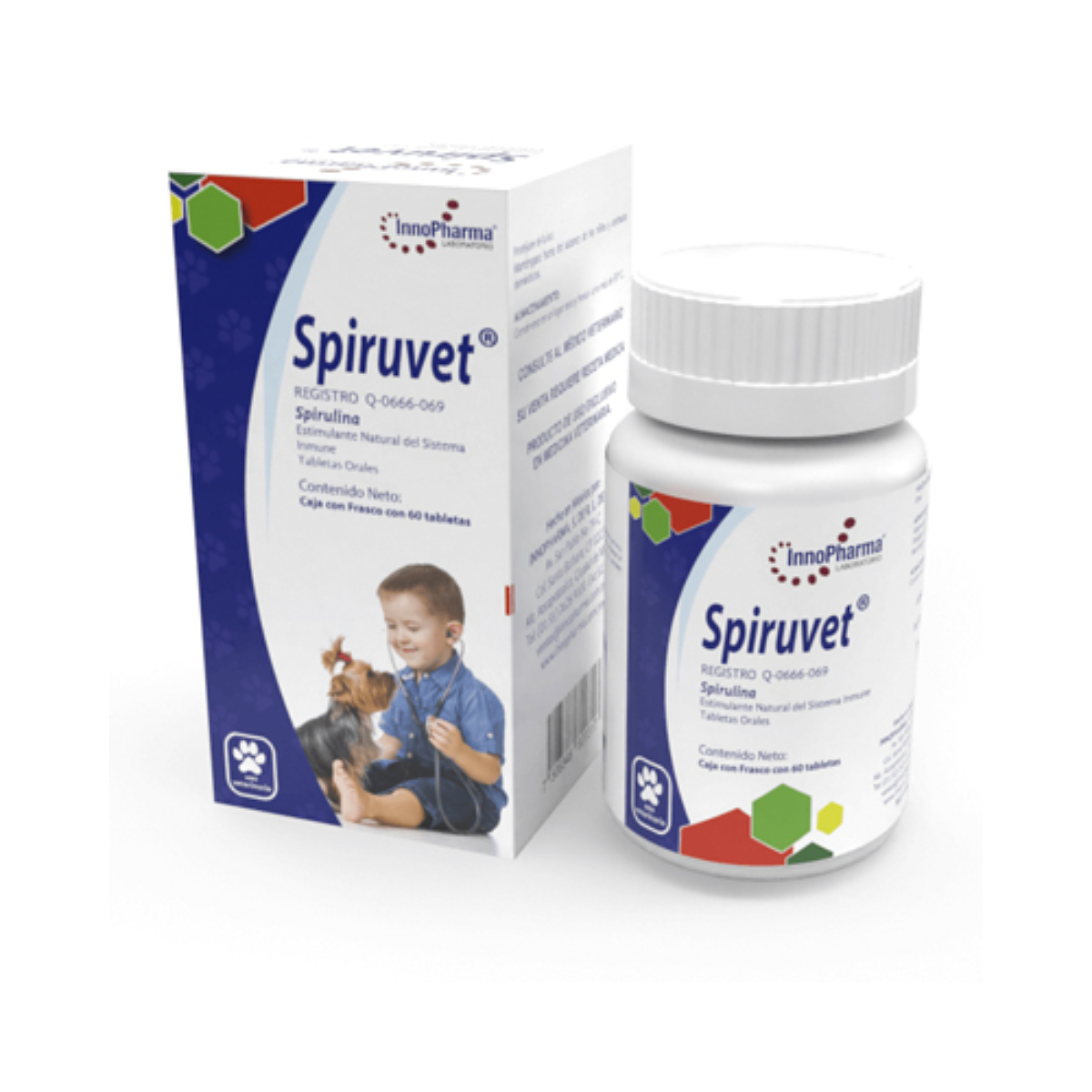 Espirulina para Perros y Gatos 60 Tabletas