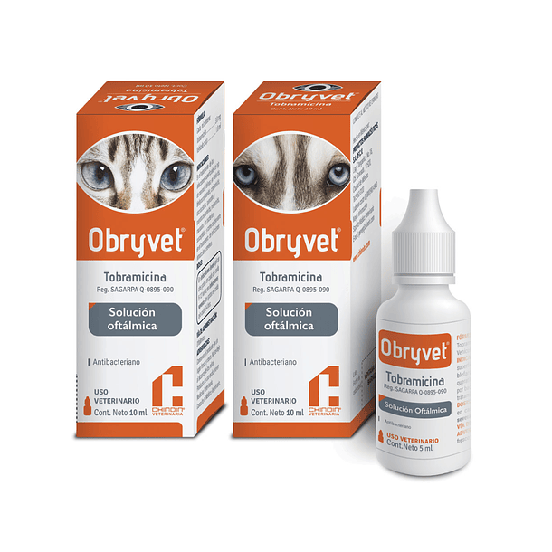 Obryvet Solución Oftálmica para Perros y Gatos 10 ml.
