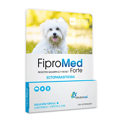 Pipeta Fipromed Forte para Perro de Hasta 5 Kg de Peso
