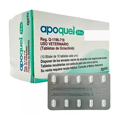 Blister con 10 Tabletas de Apoquel de 3.6 mg para Perro 