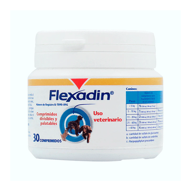 Flexadin para perro / gato con 30 comprimidos 