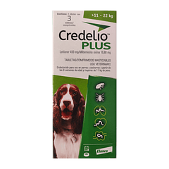 Credelio Plus para Perro de 11 a 22 kg ( 3 Tabletas )