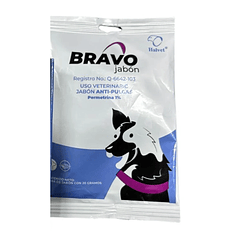 Bravo Jabon Antipulgas para Perro de 20 Gr 