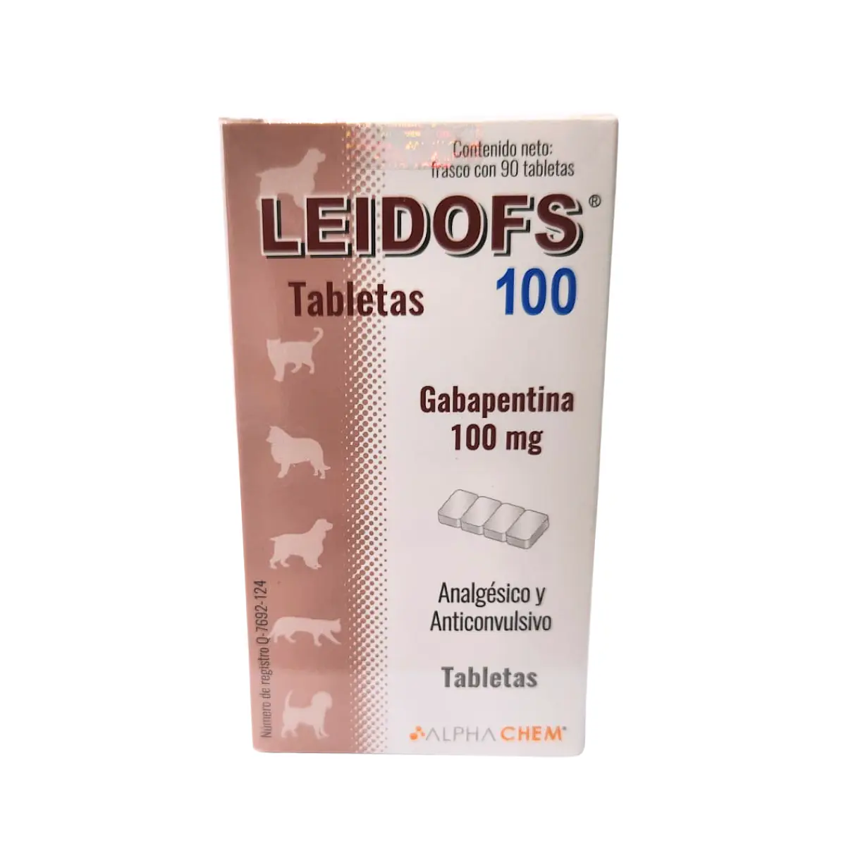 LEIDOFS® Tabletas 100 mg (Gabapentina) para perro y Gato