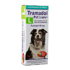 Tramadol Pet's L 40 mg Para Perro con 10 Tabs.