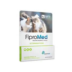 Pipeta Fipromed Forte Para Gatos de Hasta 5 Kg de Peso