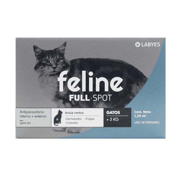 Feline Full Spot Para Gato de + 5 Kg Pipeta con 1.20 mL 