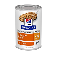 Lata de Alimento Para Perro Hill's c/d Urinary Sabor Pollo 370 g