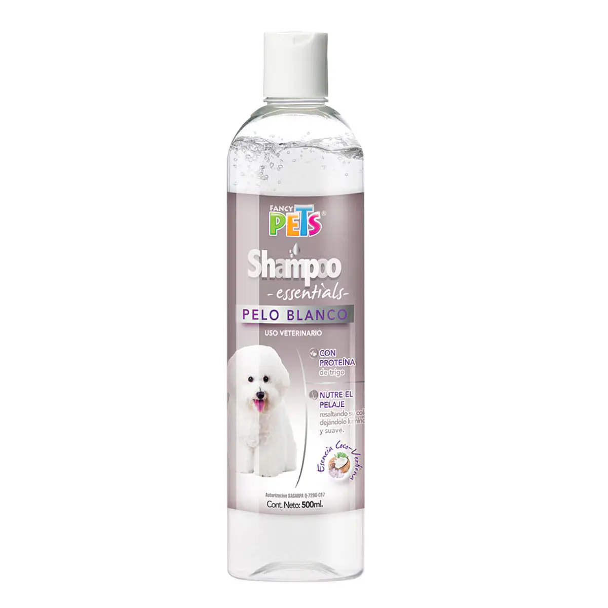Fancy Pets® Shampoo Essentials Pelo Blanco P/ Perro 500 mL