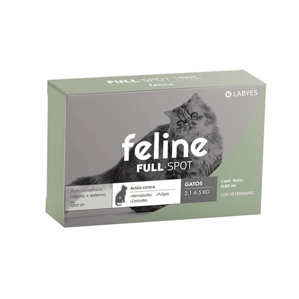 Pipeta Feline Full Spot Para Gato 2.1 a 5 Kg con 0.8 mL