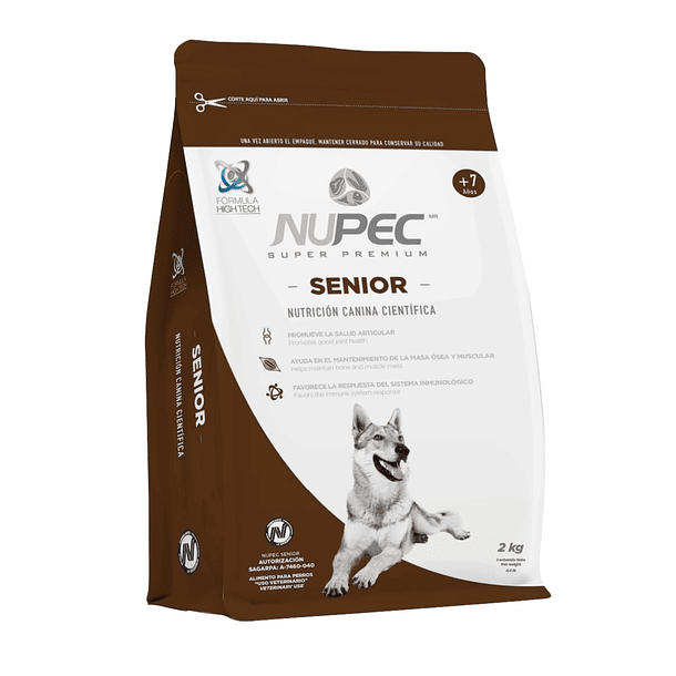 Alimento Nupec Senior Para Perro de +7 años 2 Kg                                                        